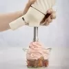 Garrafa Sifão Chantilly  Creative Premium Bege 500ml Aço Indoxidável