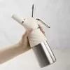 Garrafa Sifão Chantilly  Creative Premium Bege 500ml Aço Indoxidável