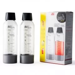 Refil com 2 Garrafas Twist’n Sparkle  para Drinks Gaseificados, Profissional iSi , 2 anos de garantia. Prepare diversas bebidas gaseificadas, sucos, coquetéis com ou sem álcool, com pedaços de frutas ou ervas no sifão.