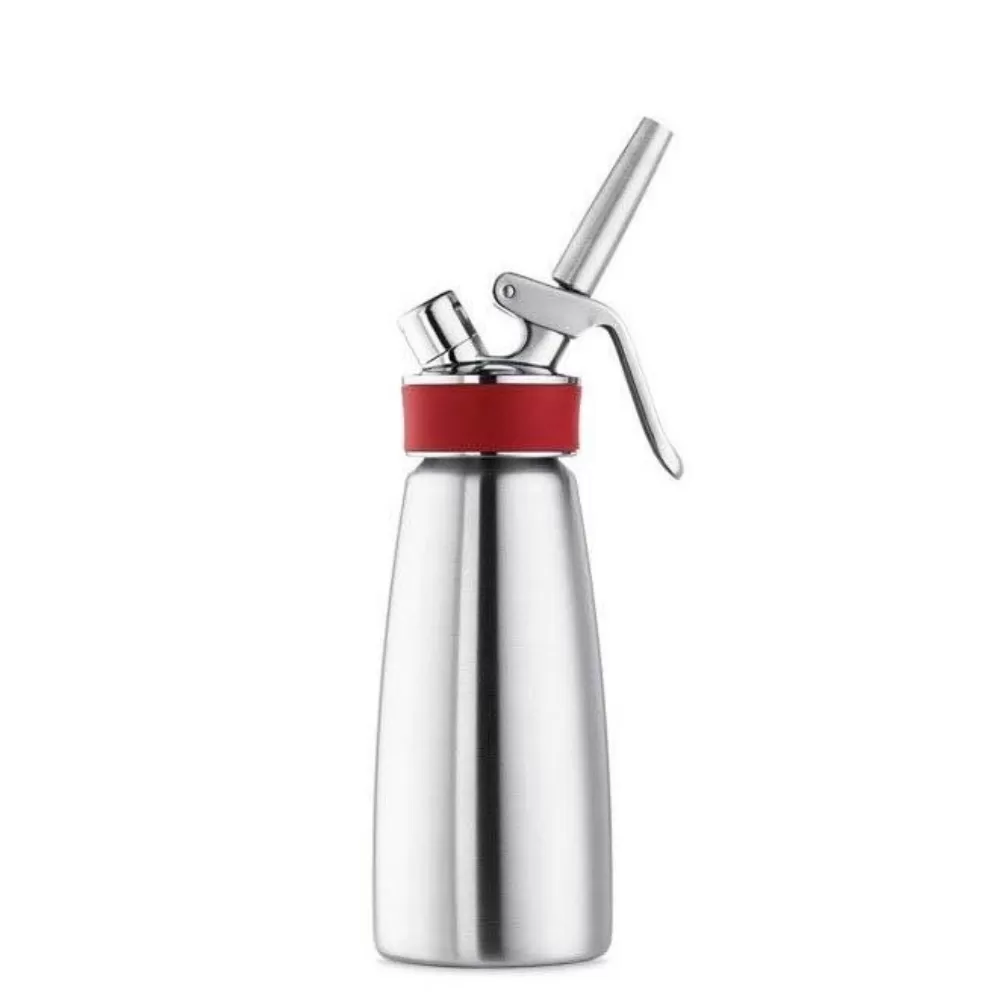 Garrafa Sifão Culinária 500ML Inox, Gourmet  Profissional iSi , garantia de 10 anos. Preparando, frios ou quentes, de sopas, molhos, cremes, espumas, sobremesas e chantilly da mais alta qualidade